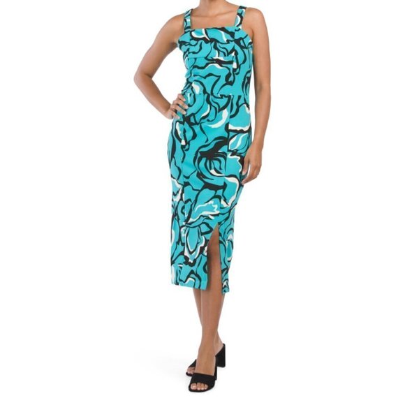 RACHEL RACHEL ROY Floral Strappy Midi Dress- Size X small - Picture 1 of 2